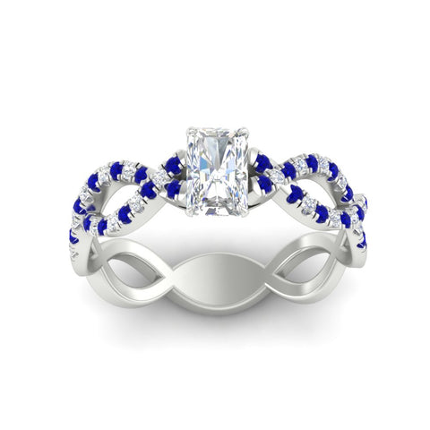 infinity-radiant-cut-twist-diamond-engagement-ring-with-sapphire-in-white-gold-FD11157RARGSABLANGLE3-NL-WG