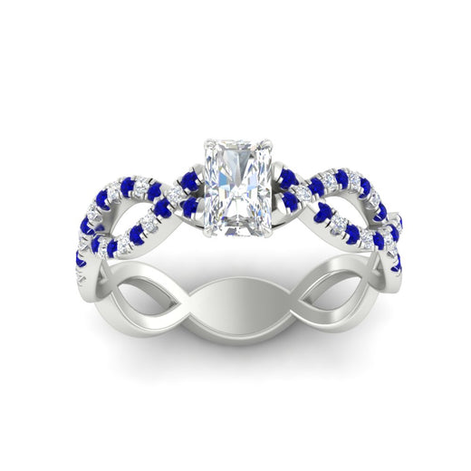 infinity-radiant-cut-twist-diamond-engagement-ring-with-sapphire-in-white-gold-FD11157RARGSABLANGLE3-NL-WG