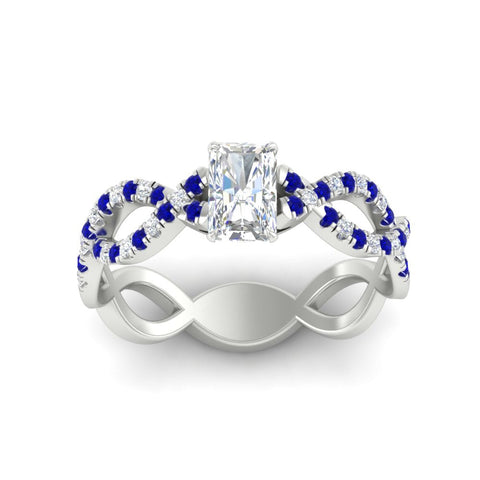 infinity-radiant-cut-twist-diamond-engagement-ring-with-sapphire-in-white-gold-FD11157RARGSABLANGLE3-NL-WG