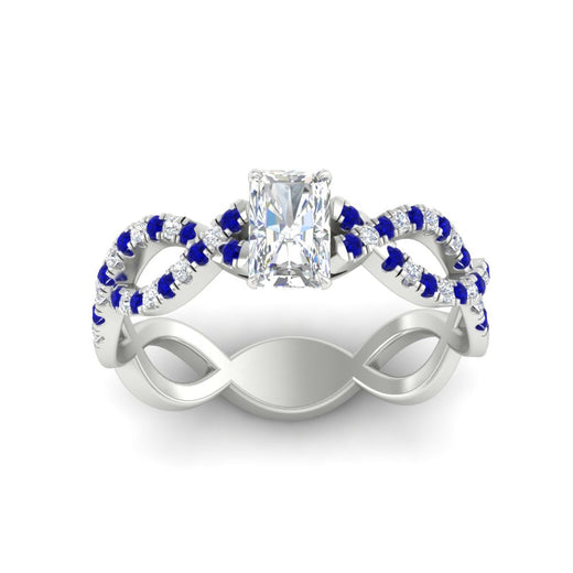 infinity-radiant-cut-twist-diamond-engagement-ring-with-sapphire-in-white-gold-FD11157RARGSABLANGLE3-NL-WG
