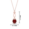Load image into Gallery viewer, Infinity Solitaire Pendant