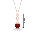 Thumbnail 66 - Infinity Solitaire Pendant