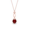 Thumbnail 65 - Infinity Solitaire Pendant