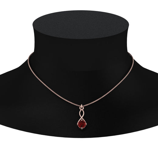 Infinity Solitaire Pendant