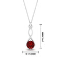 Thumbnail 70 - Infinity Solitaire Pendant