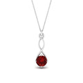 Thumbnail 69 - Infinity Solitaire Pendant