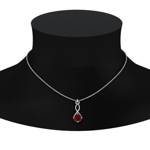 Infinity Solitaire Pendant