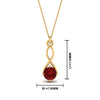 Load image into Gallery viewer, Infinity Solitaire Pendant