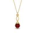 Thumbnail 73 - Infinity Solitaire Pendant