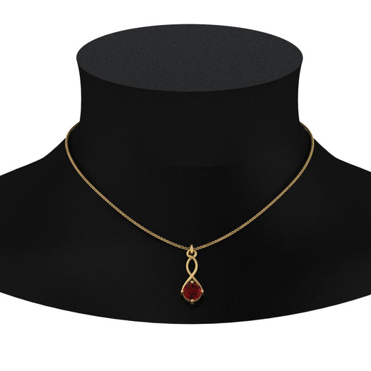 Infinity Solitaire Pendant