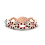 Load image into Gallery viewer, Infinity Diamond Twist Wedding Band
