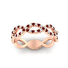 Load image into Gallery viewer, Infinity Diamond Twist Wedding Band