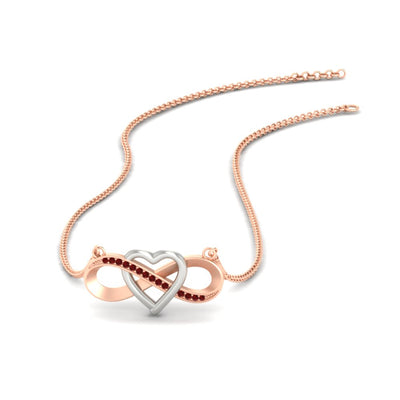14k Rose Gold / Ruby / Lab Grown