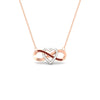 Load image into Gallery viewer, infinity-ruby-two-tone-pendant-necklace-in-FDPD11206GRUDR-NL-RG.jpg