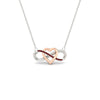 Load image into Gallery viewer, infinity-ruby-two-tone-pendant-necklace-in-FDPD11206GRUDR-NL-WG.jpg