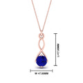 Thumbnail 18 - Infinity Solitaire Pendant