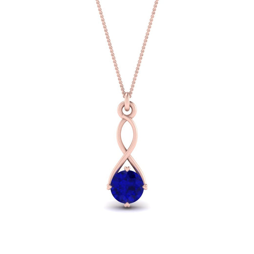Infinity Solitaire Pendant