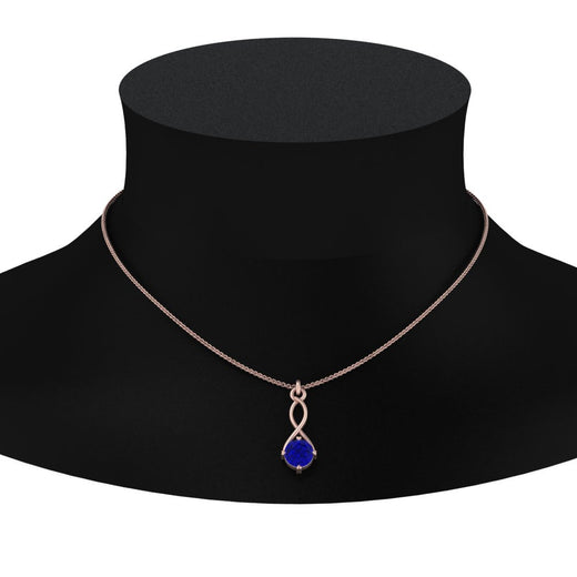 Infinity Solitaire Pendant
