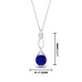 Thumbnail 22 - Infinity Solitaire Pendant