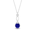 Thumbnail 21 - Infinity Solitaire Pendant