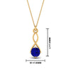 Load image into Gallery viewer, Infinity Solitaire Pendant