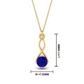Thumbnail 26 - Infinity Solitaire Pendant