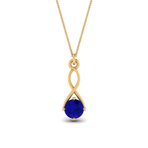 Infinity Solitaire Pendant