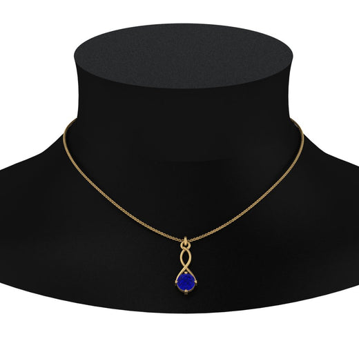 Infinity Solitaire Pendant