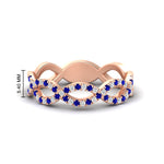 Load image into Gallery viewer, Infinity Diamond Twist Wedding Band
