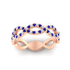 Load image into Gallery viewer, Infinity Diamond Twist Wedding Band