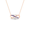 Load image into Gallery viewer, infinity-sapphire-two-tone-pendant-necklace-in-FDPD11206GSABL-NL-RG.jpg