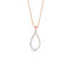 Load image into Gallery viewer, infinity-style-floating-diamond-pendant-in-FDPD11363-NL-RG