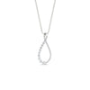 Load image into Gallery viewer, infinity-style-floating-diamond-pendant-in-FDPD11363-NL-WG