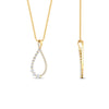 Load image into Gallery viewer, infinity-style-floating-diamond-pendant-in-FDPD11363-NL-YG