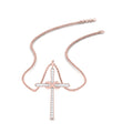 Thumbnail 1 - infinity-symbol-diamond-cross-pendant-in-rose-gold-FDPD10870-NL-RG