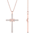 Thumbnail 2 - infinity-symbol-diamond-cross-pendant-in-rose-gold-FDPD10870ANGLE2-NL-RG