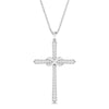 Load image into Gallery viewer, infinity-symbol-diamond-cross-pendant-in-white-gold-FDPD10870ANGLE1-NL-WG