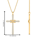 Load image into Gallery viewer, infinity-symbol-diamond-cross-pendant-in-yellow-gold-FDPD10870ANGLE2-NL-YG_20HW
