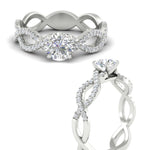 Load image into Gallery viewer, infinity-twist-diamond-engagement-ring-in-white-gold-FD11157RORANGLE3-NL-WG
