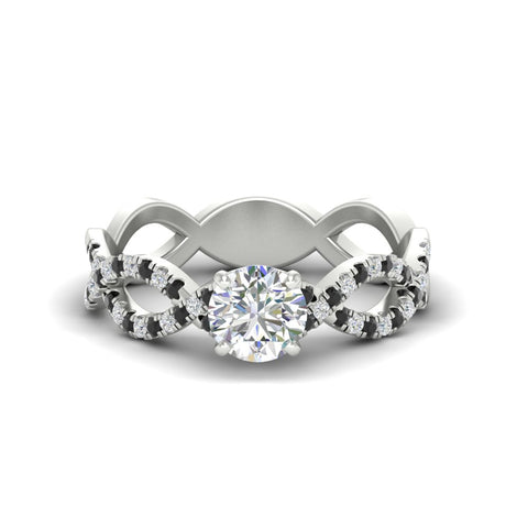 infinity-twist-diamond-engagement-ring-with-black-diamond-in-white-gold-FD11157RORGBLACKANGLE3-NL-WG