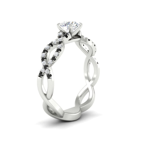 infinity-twist-diamond-engagement-ring-with-black-diamond-in-white-gold-FD11157RORGBLACKANGLE3-NL-WG