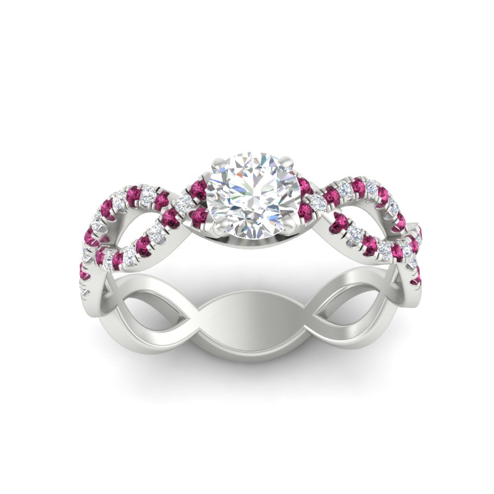 infinity-twist-diamond-engagement-ring-with-pink-sapphire-in-white-gold-FD11157RORGSADRPIANGLE3-NL-WG