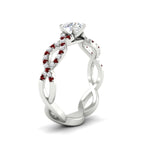 Load image into Gallery viewer, infinity-twist-diamond-engagement-ring-with-ruby-in-white-gold-FD11157RORGRUDRANGLE3-NL-WG
