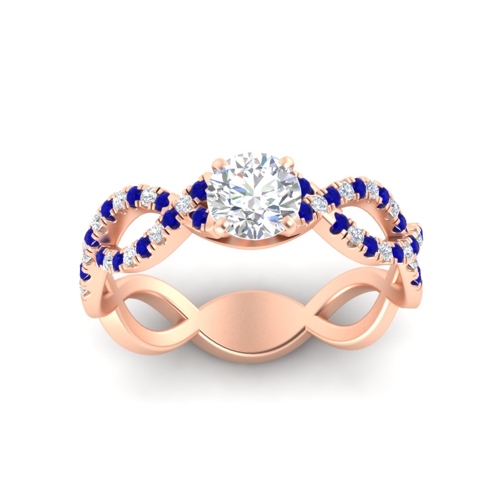 infinity-twist-diamond-engagement-ring-with-sapphire-in-rose-gold-FD11157RORGSABLANGLE3-NL-RG