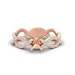 Load image into Gallery viewer, infinity-twist-diamond-semi-mount-engagement-ring-in-rose-gold-FD11157SMRANGLE3-NL-RG
