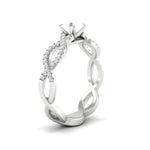 Load image into Gallery viewer, infinity-twist-diamond-semi-mount-engagement-ring-in-white-gold-FD11157SMRANGLE3-NL-WG
