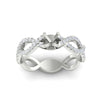 Load image into Gallery viewer, infinity-twist-diamond-semi-mount-engagement-ring-in-white-gold-FD11157SMRANGLE3-NL-WG