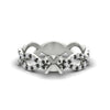 Load image into Gallery viewer, infinity-twist-diamond-semi-mount-engagement-ring-with-black-diamond-in-white-gold-FD11157SMRGBLACKANGLE3-NL-WG