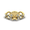 Load image into Gallery viewer, infinity-twist-diamond-semi-mount-engagement-ring-with-black-diamond-in-yellow-gold-FD11157SMRGBLACKANGLE3-NL-YG