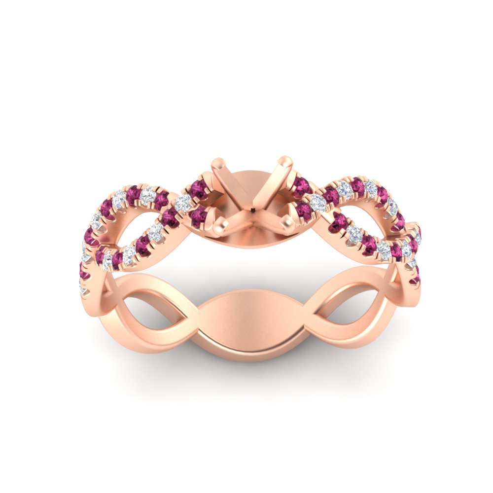 infinity-twist-diamond-semi-mount-engagement-ring-with-pink-sapphire-in-rose-gold-FD11157SMRGSADRPIANGLE3-NL-RG